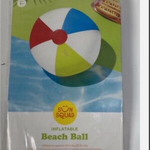 Pillowfort Red, Blue, Green Inflatable Beach Ball